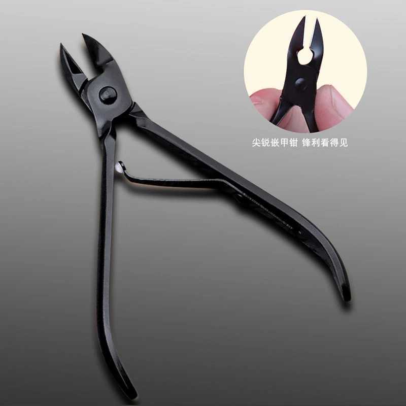 8/11/13/17/19/23pcs Black Nail Clippers Set Facial Cleansing Tools Nail Toenails Trimming Care Manicure Kit with Travel CaseXJ250116