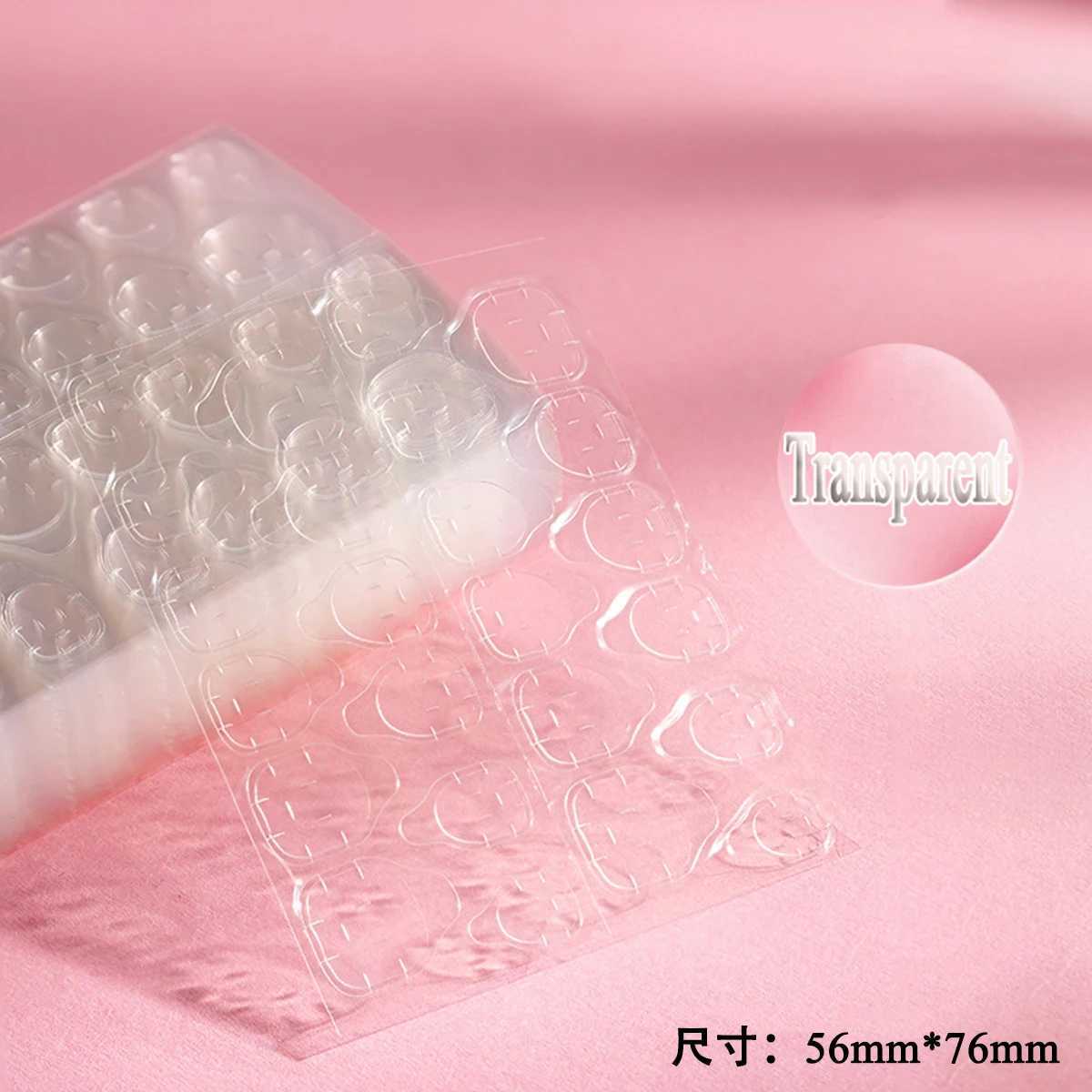 10 Sheets Nail Stickers Jelly Glue Removable Adhesive Wear-resistant Fake Nails High-viscosity Double-sided Waterproof StickersXJ250120