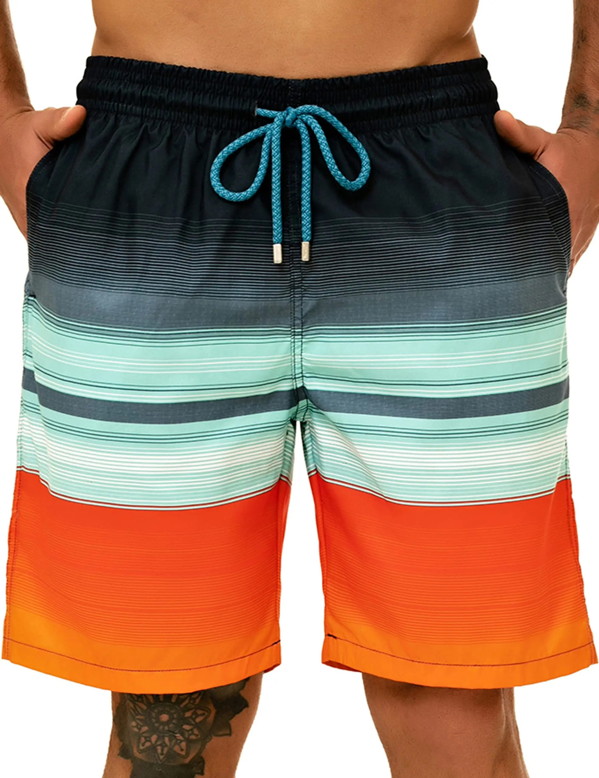 American Flag Swimwear Shorts Mens Beach Boy Breathable Surfing Board Short Quick Dry Swimsuit Summer Swim Trunks Stripe 250121