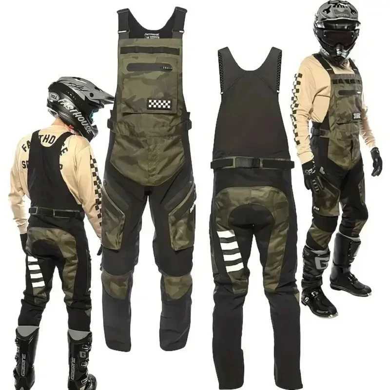 Motorcycle racing bib pants mens motorcycle off-road equipment MX off-road bicycle racing suspension Overalls Romper off-road bicycle set pantsW250121