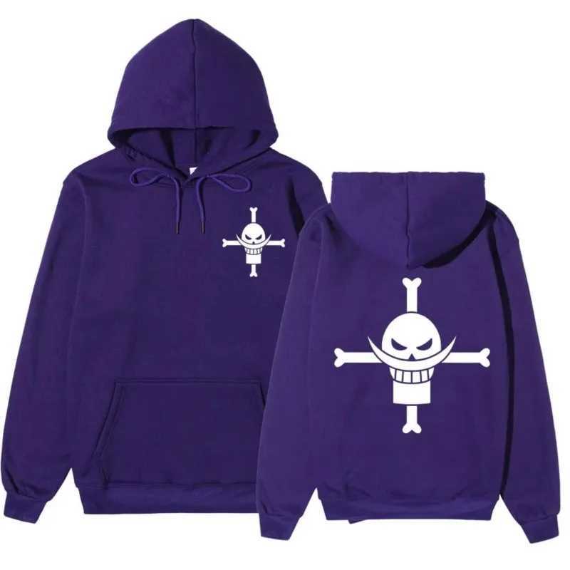 One piece white beard Hoodie animation printed coat anime autumn and Winter Fleece mens womensXJ2500118