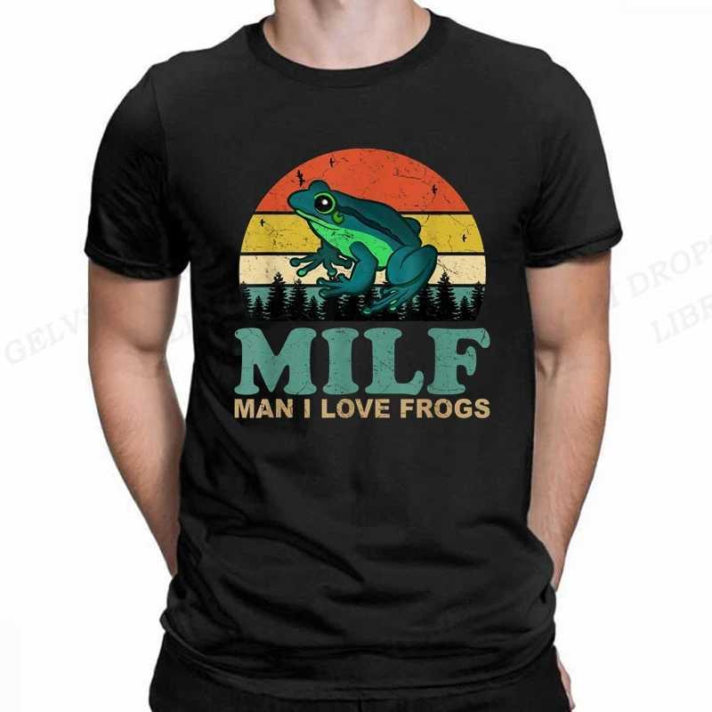 I Love MILFS T Shirt Men Fashion T-shirts Cotton Tshirt Kids Hip Hop Tops Tees Women Tops Summer Camisetas Unisex Tops Boy 2023 X250203