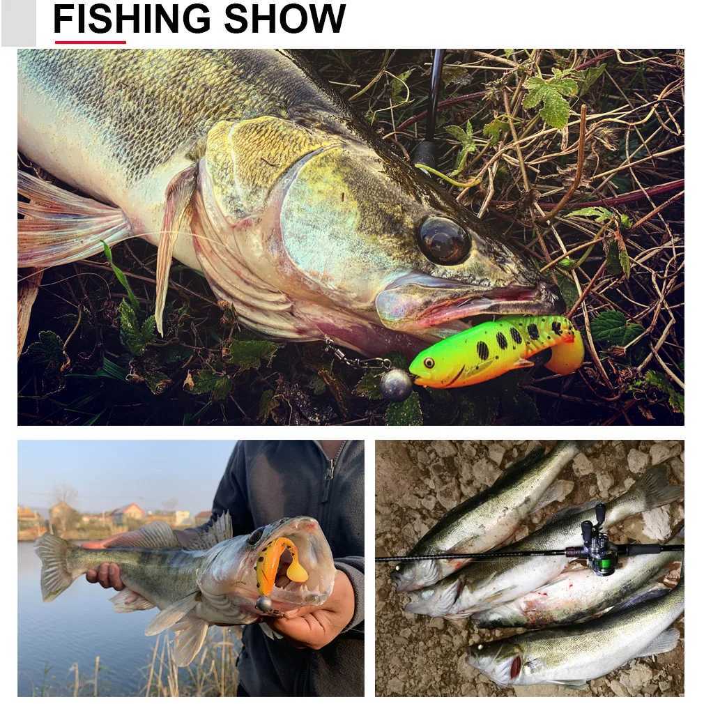 Spinpoler Predator Soft Fishing Lure Swimbait Paddle Tail Silicone Cannibal Artificial Bait Open Mouth Jig Head Bass Sea WobblerXJ250122