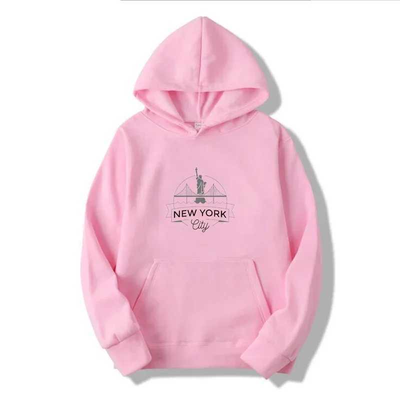 New York Printed Hoodies Street Men Fashion Fleece Sweatshirts Casual Autumn Winter Pullover Unisex TopsXJ2500118