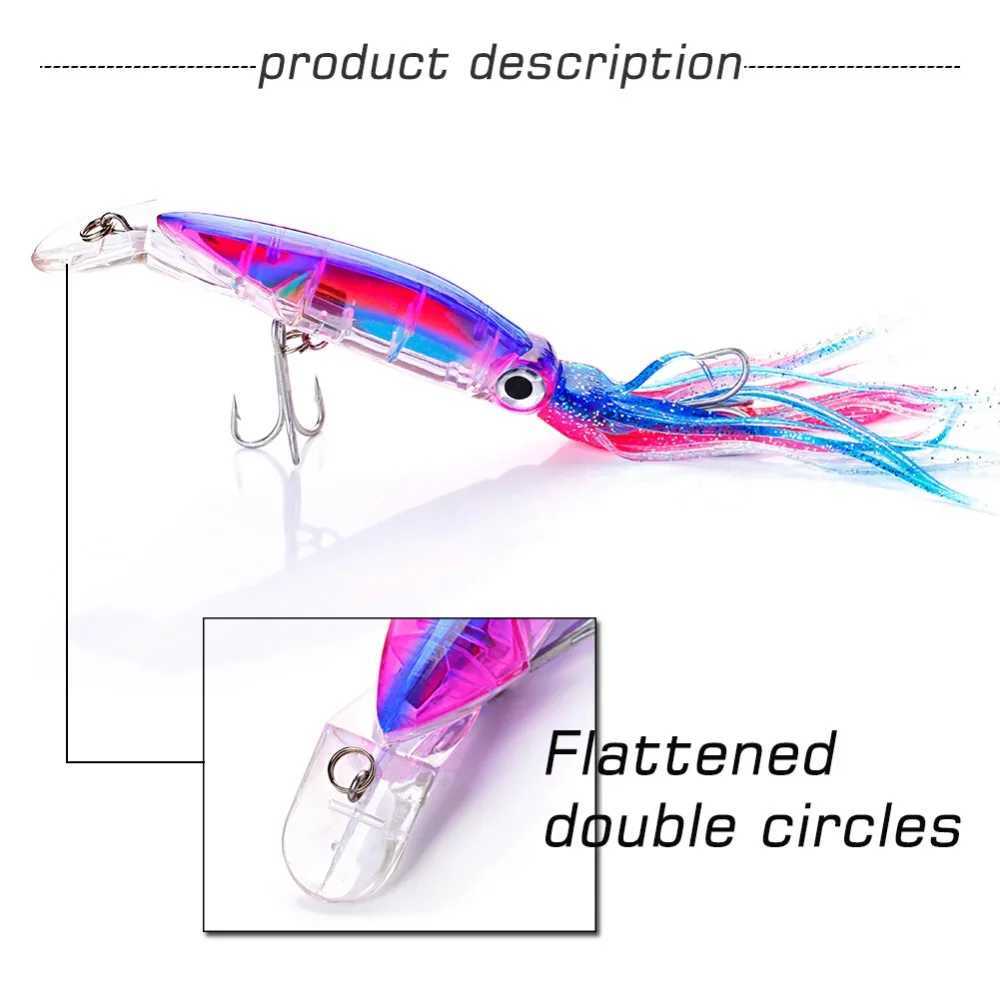 Sougayilang Fishing Lure Artificial Bait Hard Plastic Octopus Fake Bait Fishing Lures Baits Lures Fishing Tackle PescaXJ250122