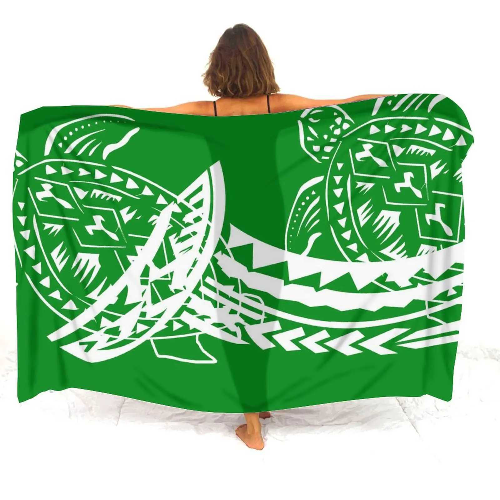 2024 New Saron Customized Summer Soft One Thin Leather Polynesian Saron Womens Club Hoi Yi Resort Seaside Bikini Ce W250120
