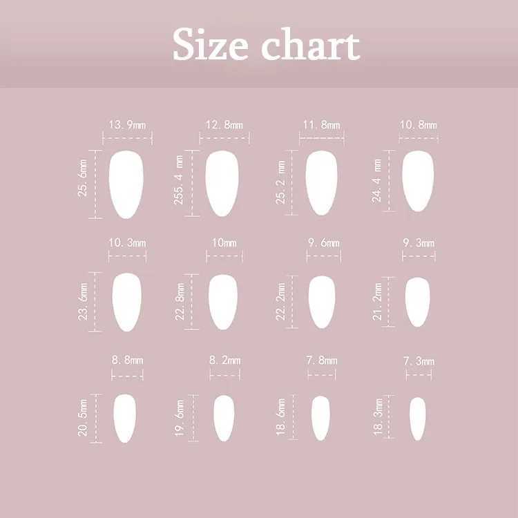 Simple Glossy White Nude Gradient Wearable Nail Tips Almond Shape Fake Nail Art Finished Full Cover False Nail Press on Nail BarW250120