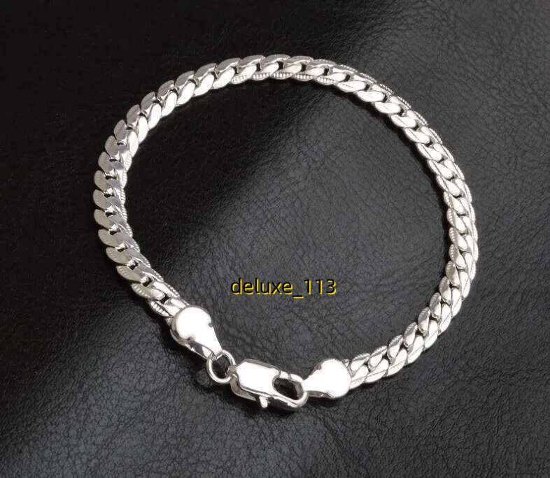 Fashion Mens Womens Jewelry 5mm Gold Plated Chain Necklace Bracelet Miami Hip Hop Chains Necklaces Gifts Accessories