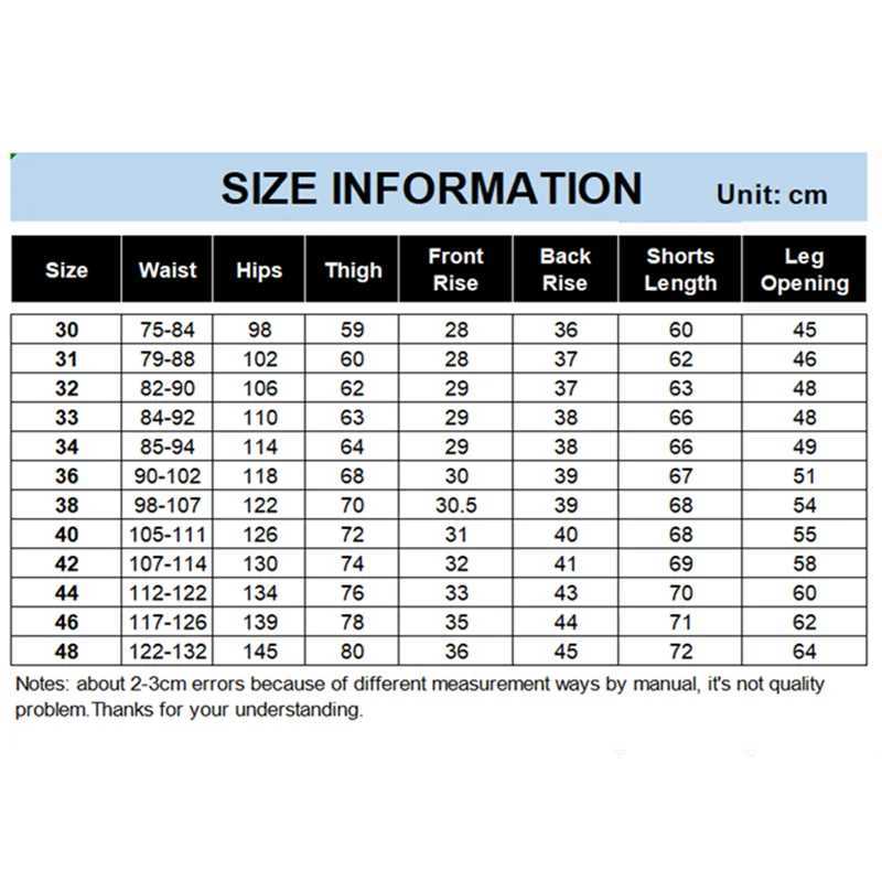 Capri Denim Shorts Men Cropped Trousers Boys High Waist Thin Plus Size 40 42 44 46 48 Male Oversized Calf Length Summer Jeans X250203
