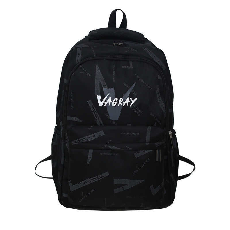New Camouflage Backpack Trendy Cool Student Backpack Large Capacity Nylon Couple Campus Backpack