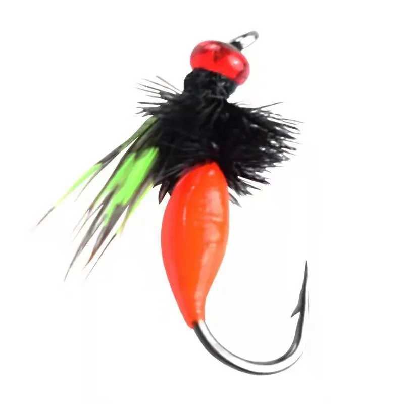 10pcs Fish Bladed Inline Spinner Fishing Lure Fly Tying Poisonous Mosquito Hook Fishing Group Micro-Sequin Sequins Spinning FlyXJ250122