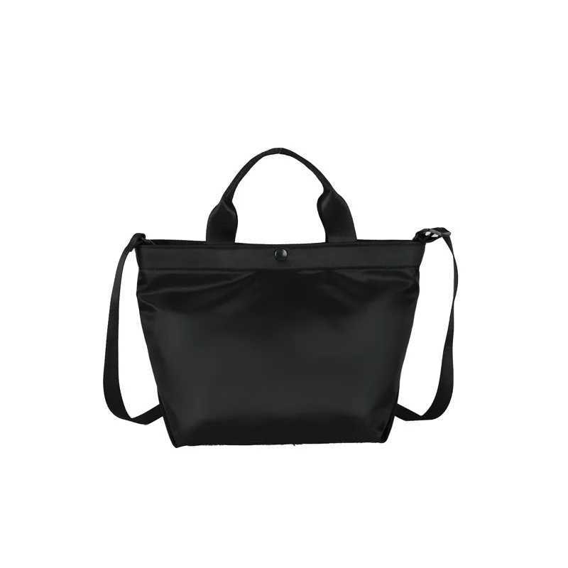 Vintage 2023 New Large Capacity Handbag Womens Nyl Cloth Shoulder Bag Korean Simple PU Crossbody Bags Female Purses Tote BagXJ250121