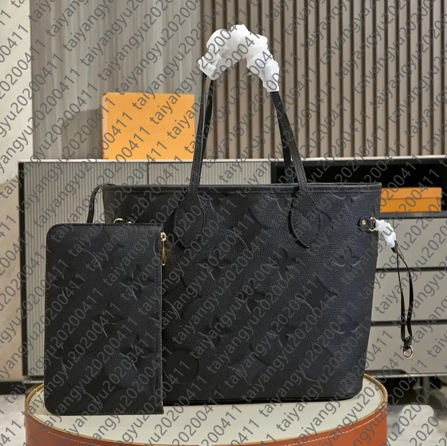 2pcs/set Luxury Designer bag MM Tote bag cowhide Handbag TOP Quality Woman Shoulder bag shopping bag crossbody brown flower Bags