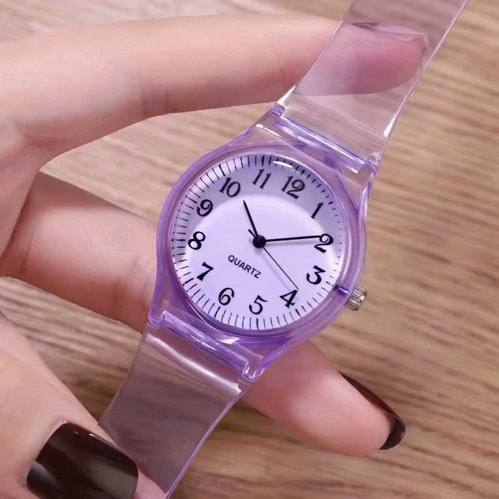 WOKAI High Quality Fashion Casual Strap Silicone Quartz Watch Female Student FL Diamond Fashion Retro Clock X250203
