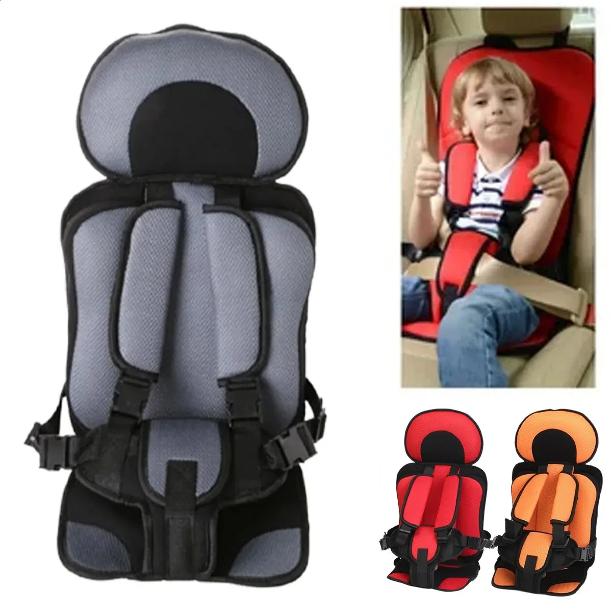 Baby portable dining chair with fixed strap childrens dining chair dining belt portable seat cushion 250114