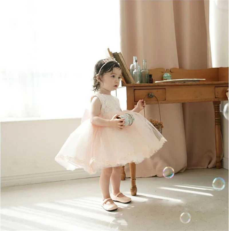 Baby Girl Dress White Christmas Dress 1-Year Baby Girl Birthday Dress Party Princess Dress Ball Dress 0-2 Year Baby Girl Dress X250203