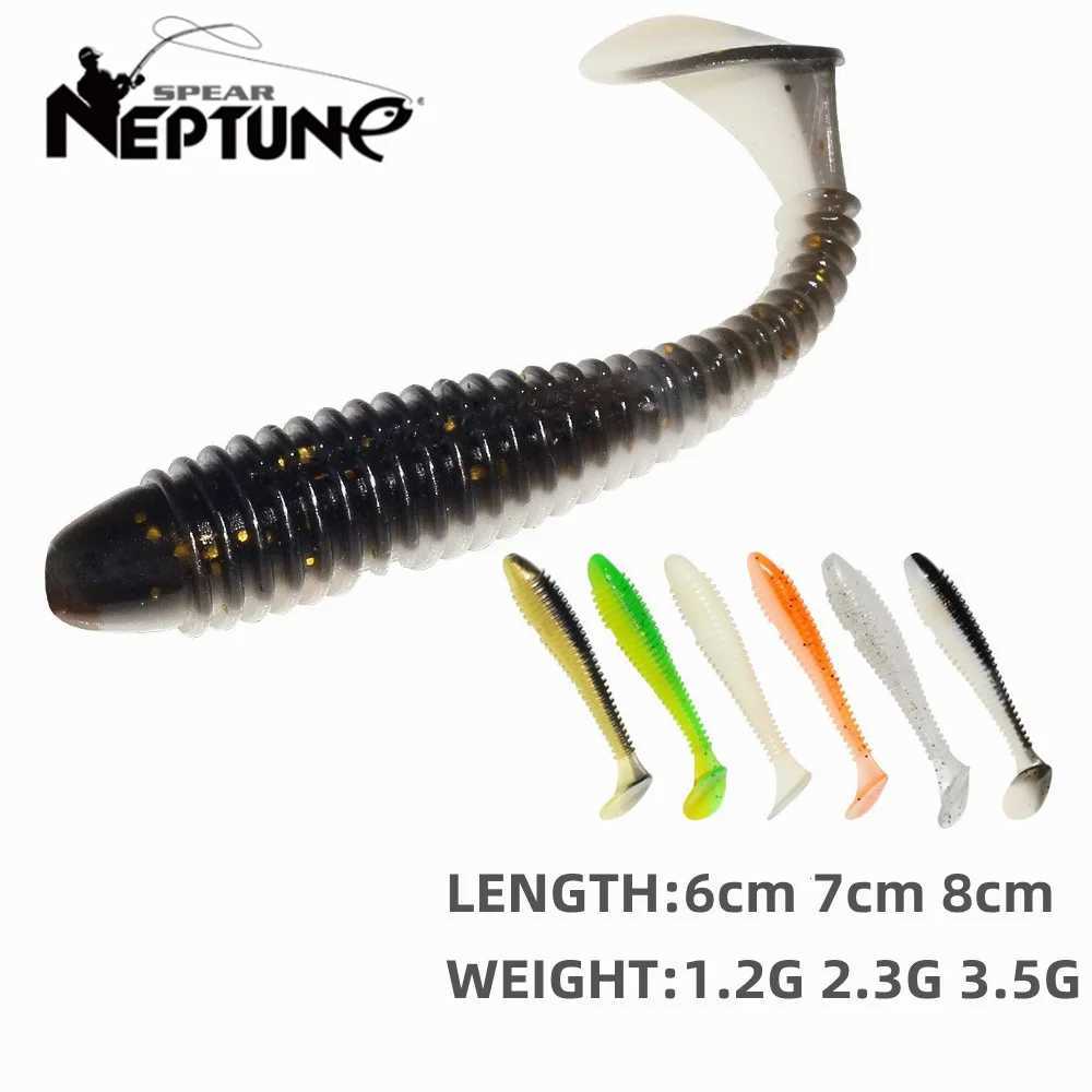 Fishing Lures 6cm- 8cm Plastic Silicone Bait Artificial Wobbler Worm Swimbait Predator Soft Lure shad for Pike Bass Sea TackleXJ250122