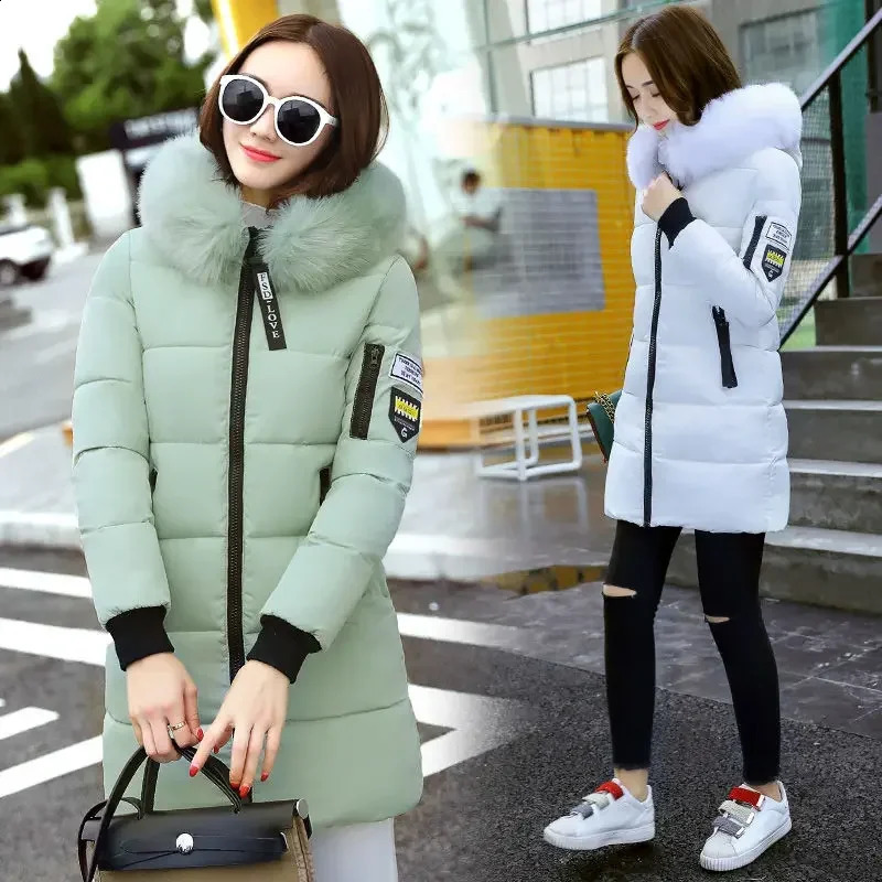 Duck Down Womens Jacket Parka Long Padding Female Coats Overcoat Thick Quilted Padded Pink Korean Reviews Many Clothes Elegant 250108