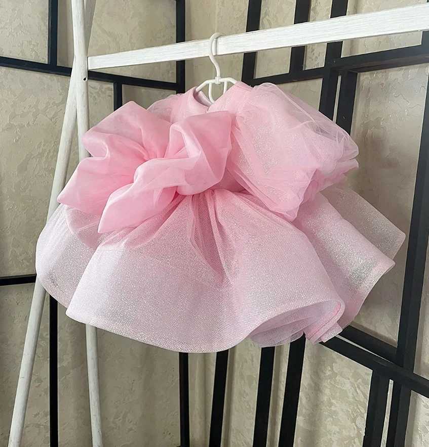 Baby Girls 1st Birthday Baptism Glitter Dress For Girls Princess Luxury Costumes Kids Party Clothes Toddler Dresses X250203