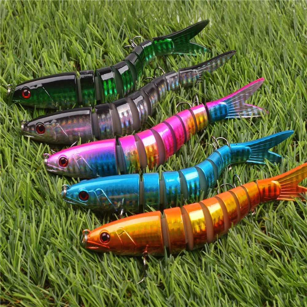 5Pcs 20g Multi Jointed Swimbait Fishing Lure Slow Sinking Bass Lures Swim bait Trout Crappie Walleye Pike Artificial BaitXJ250122