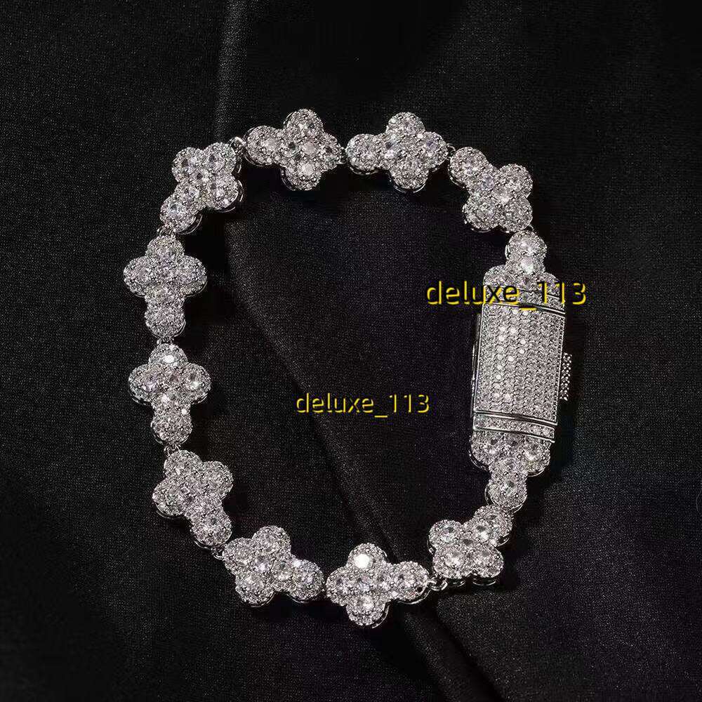 Wholesale 8MM 10mm 16mm 20mm Hip Hop Vvs Dia Necklace Dropshipping Sier Iced Out Cross Cuban k Moissanite Chain