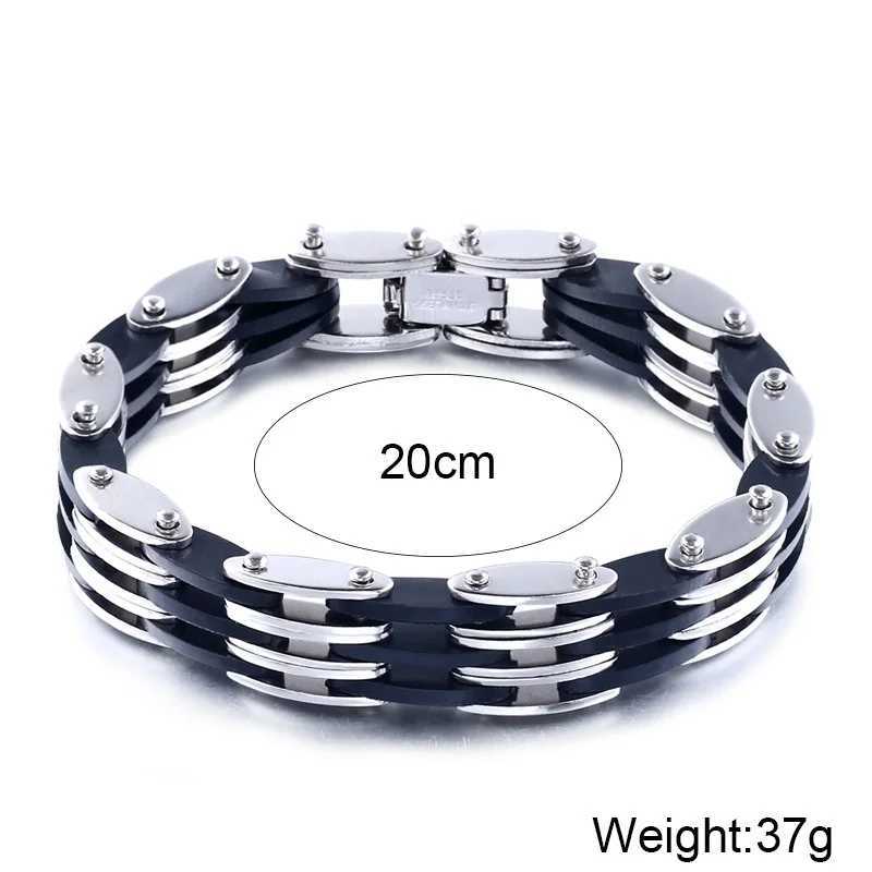 2024 Trend Jewelry Classical Stainless Steel Bicycle Chain Bracelet Combination Cuff Bracelet Mens Gift Accessories W250121