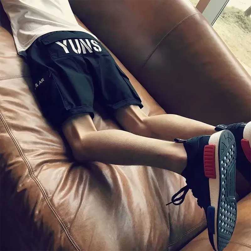 Summer Casual Denim Jeans Shorts Mens Knee Length Embroidered Bear Pattern Luxury Classic Cowboy Short Boyfriend Pants for Men X250203