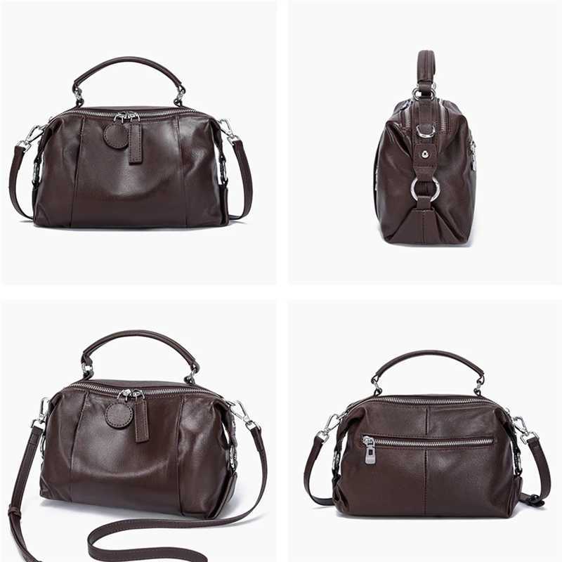 Burminsa Cowhide Genuine Leather Pillow Shoulder Bags For Women 2025 Trend Designer Crossbody Purse Sahel Tote Ladies HandbagsXJ250121