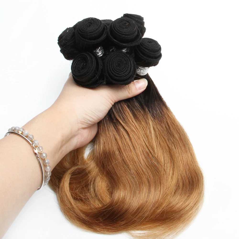 Brazilian Curly Hair Bundles for Women Ombre Curly Human Hair Bundles 8 Bundles Bob Hair Extensions Colored Human Hair ProductsXJ250120