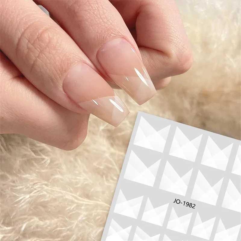 1pc Black Abstract Smoke Sketch Nails Art Stickers Decals Blooming Wave 3D Sliders Design Nails Accessories Manicure DecorationXJ250120