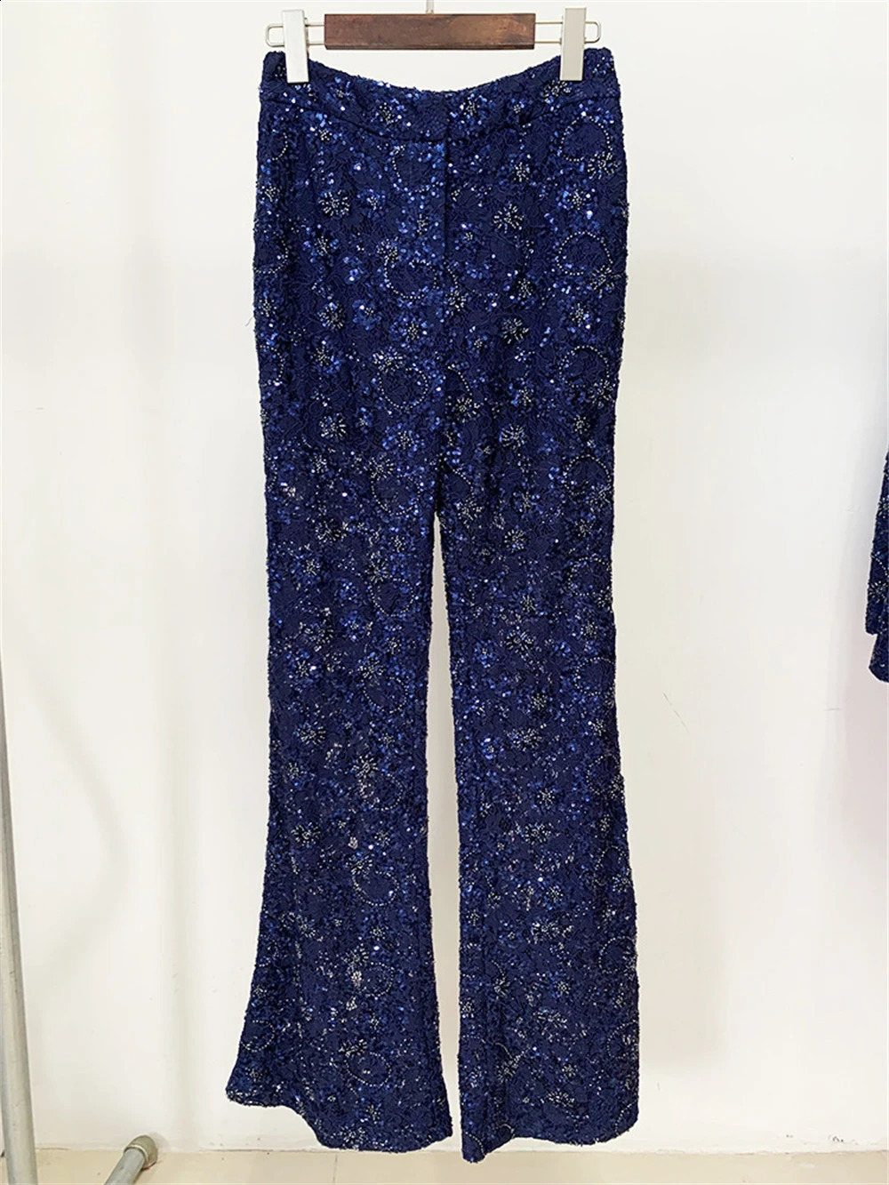 est Pageant Restoration Women Suit Set Sexy Illusion Sequined Lace Tuxedo Suits Blazer Pants In Stock 250114