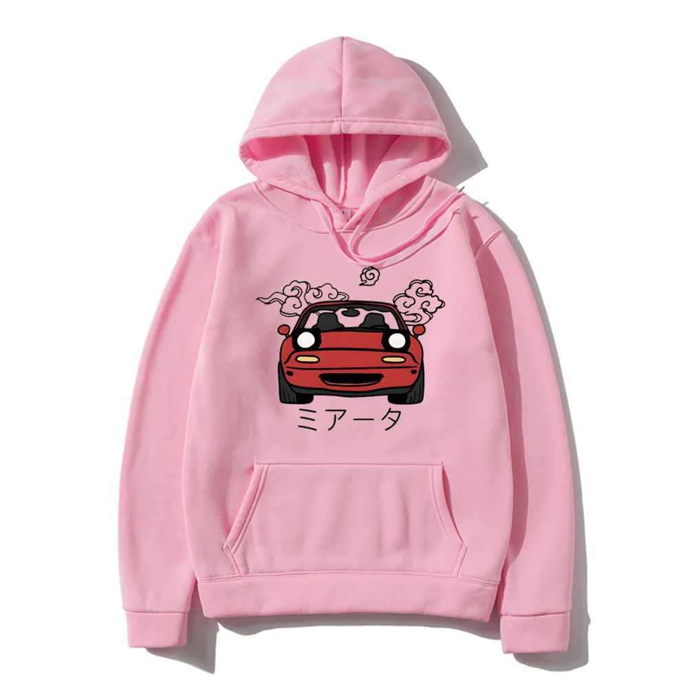 Anime Initial D Hoodie JDM Japanese Automotive Miata MX5 Printed Hoody Women Crewneck Sweatshirts Men Pullover Tops Men ClothingXJ2500118