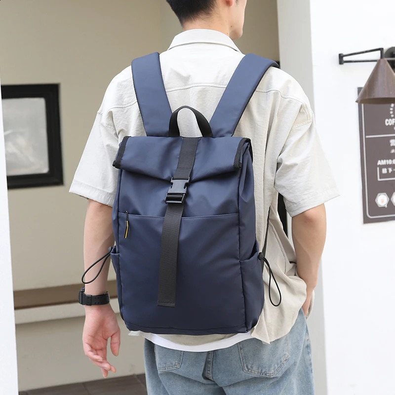British Backpack For Men Women 14-15.6 Inch Laptop Backpack Oxford Cloth Waterproof Short Distance Travel Backpack Men Black 250122