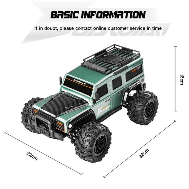 Remote-Controlled Rugged Vehicle Set: A Robust 4-Wheel Excavator w/ Built-In Lighting