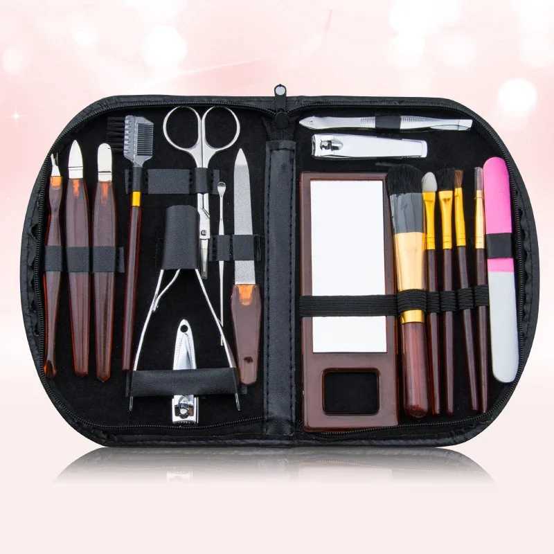18pcs/set Nail Clipper Manicure Tool Set Portable Hygiene Clipper Beauty Kit Foot Care Nail Cutter Tools for Nail Art SalonXJ250116