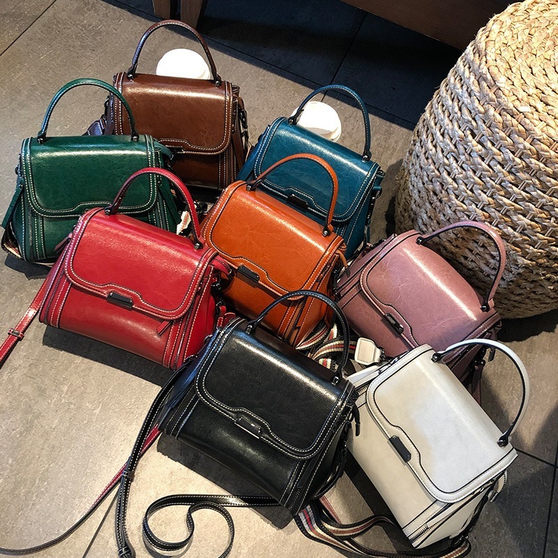 Bag Crossbody 2025 New Trendy Leather Women's Internet Celebrity Fashion Handheld Advanced Autumn/Winter Commuter Shoulder Bag