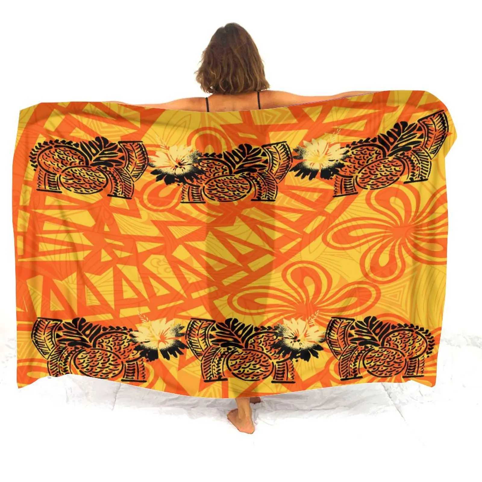 Customized summer womens sarong beach Polynesian bikini jacket soft sarong party anti slip Shl sarong W250120