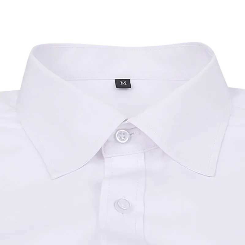 New spring and summer American mens shirt business casual long sleeve slim professional formal wear free ironing solid colorXJ250121