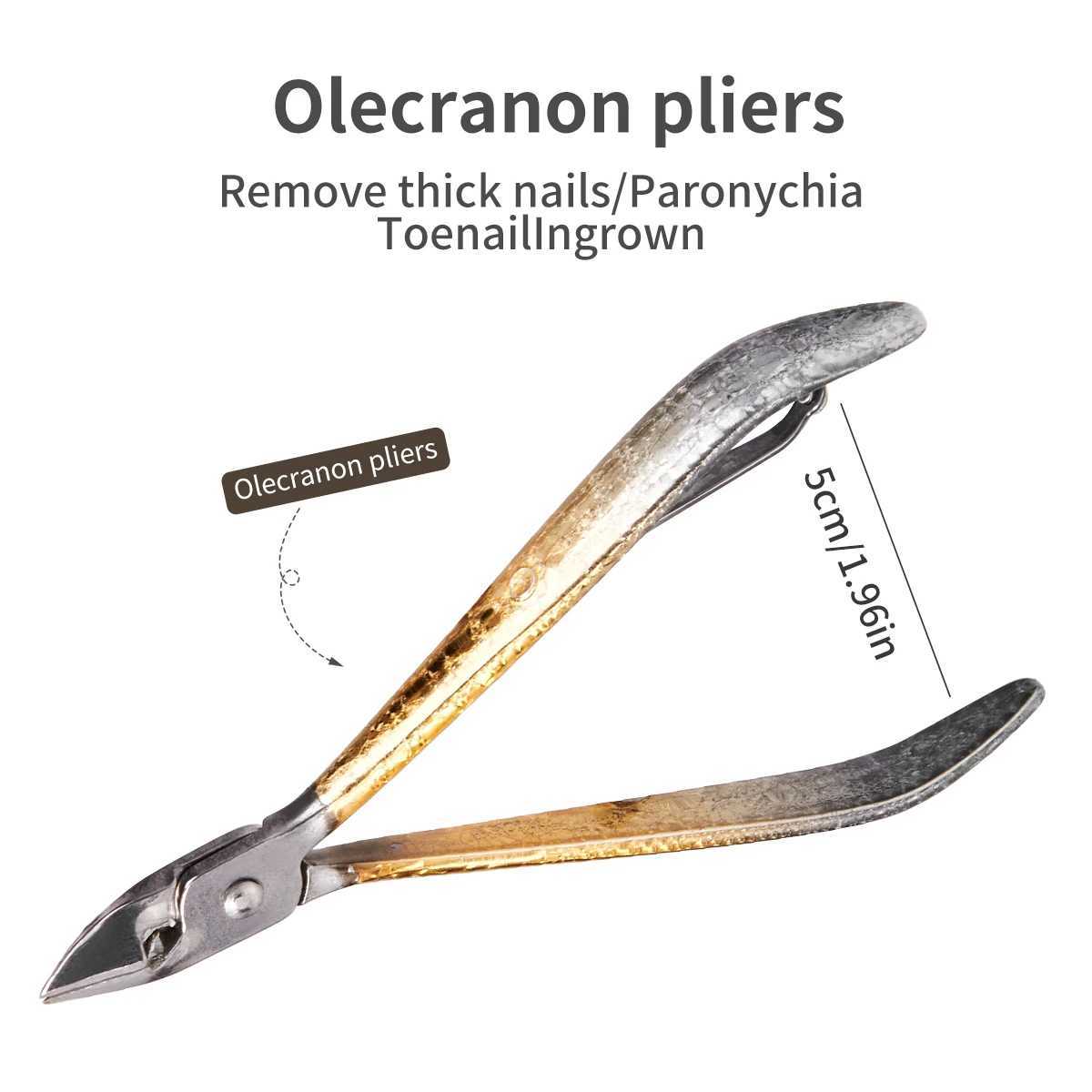 New Nail Cutter Set Stainless Steel Nail Clippers Set Gradient Black Gold Manicure Set Pedicure Scissors Makeup Beauty ToolXJ250121