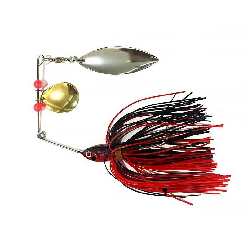 Bazooka 15g 18g Spinnerbait Fishing Lure Wire Bait Metal Spinner Buzzbait Swimbait Hook peche JIG Kit Skirt For Bass Pike WinterXJ250122