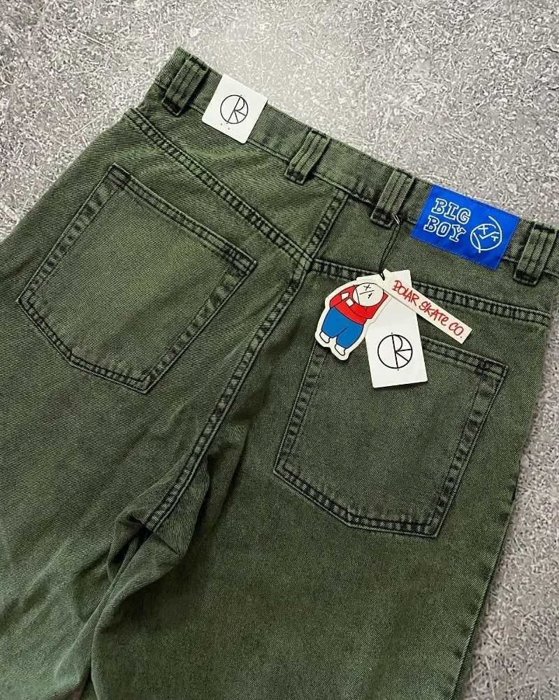 Big Boy Baggy Shorts New Harajuku Hip Hop Cartoon Graphic Embroider Retro Denim Shorts Y2k Gym Basketball Shorts Women Clothing X250203