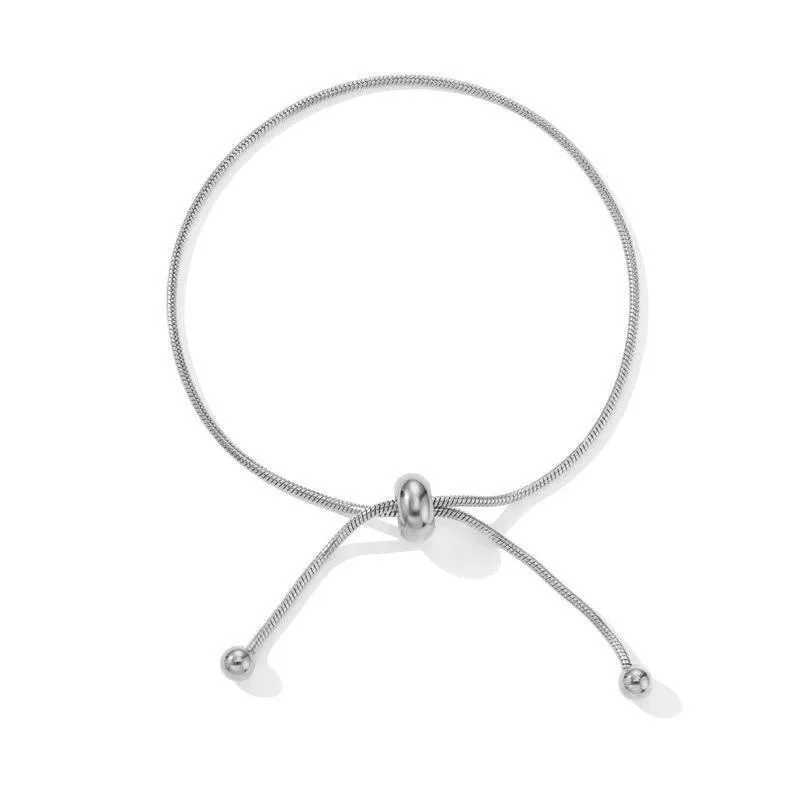 Concise Adjustable Stainl Steel Anklets for Women High Quality Design Gold Color Snake Chain Minimalist Anklet BraceletXJ250121