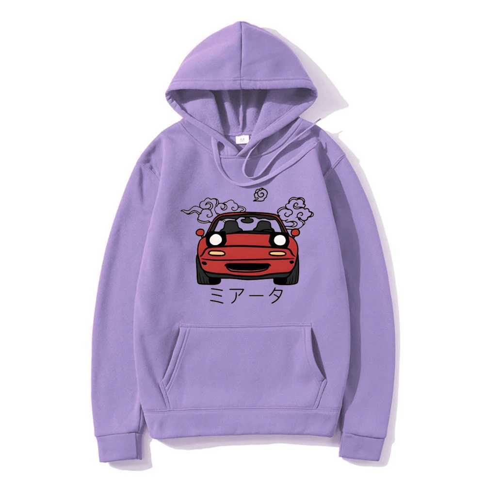 Anime Initial D Hoodie JDM Japanese Automotive Miata MX5 Printed Hoody Women Crewneck Sweatshirts Men Pullover Tops Men ClothingXJ2500118