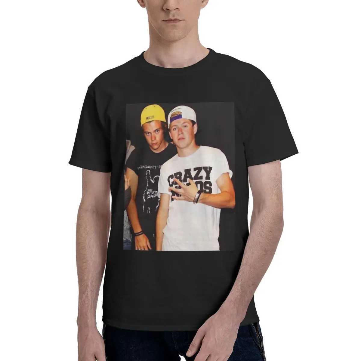 And Niall Horan Love On Tour T Shirt for Men Pure Cotton Crazy T-Shirts Round Neck Tees Short SLeeve Clothing Summer X250203