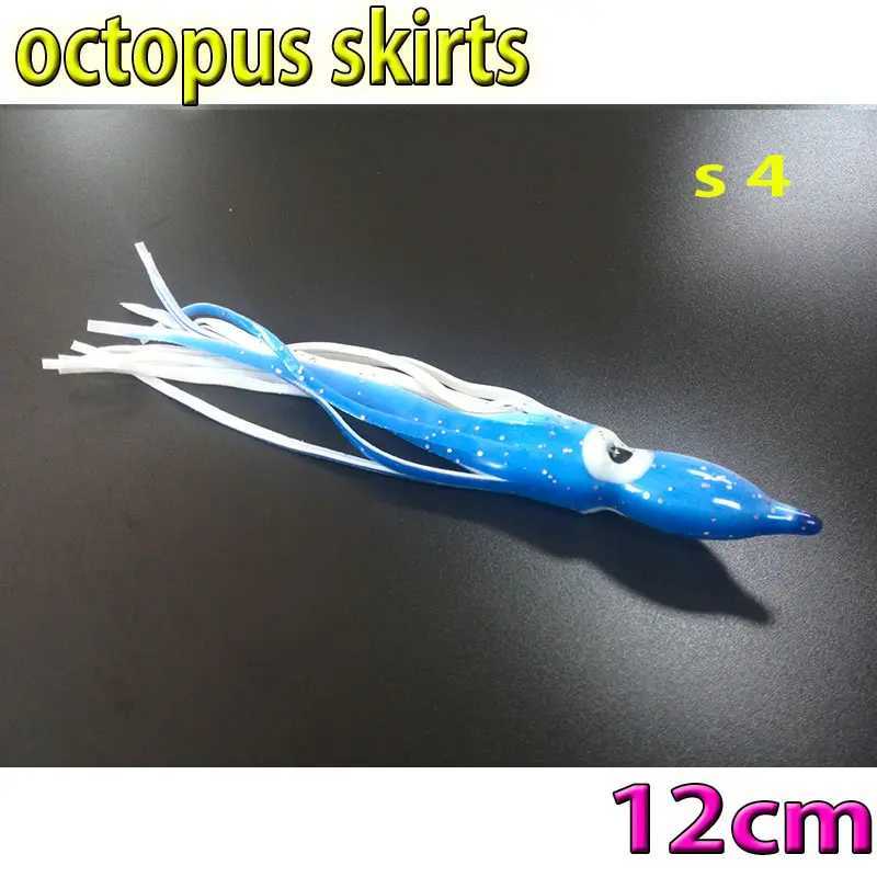 more color choose fishing octopus skirts size 12CM 26kinds color choose 10pcs/lot soft baitXJ250122