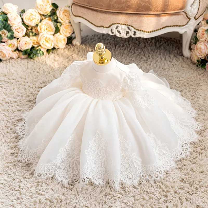 Toddler Girl Baptism Dress Lace Christmas Costumes Princess Dresses 1 Year Birthday Ball Gown Kids Party Wear Dresses For Girls X250203