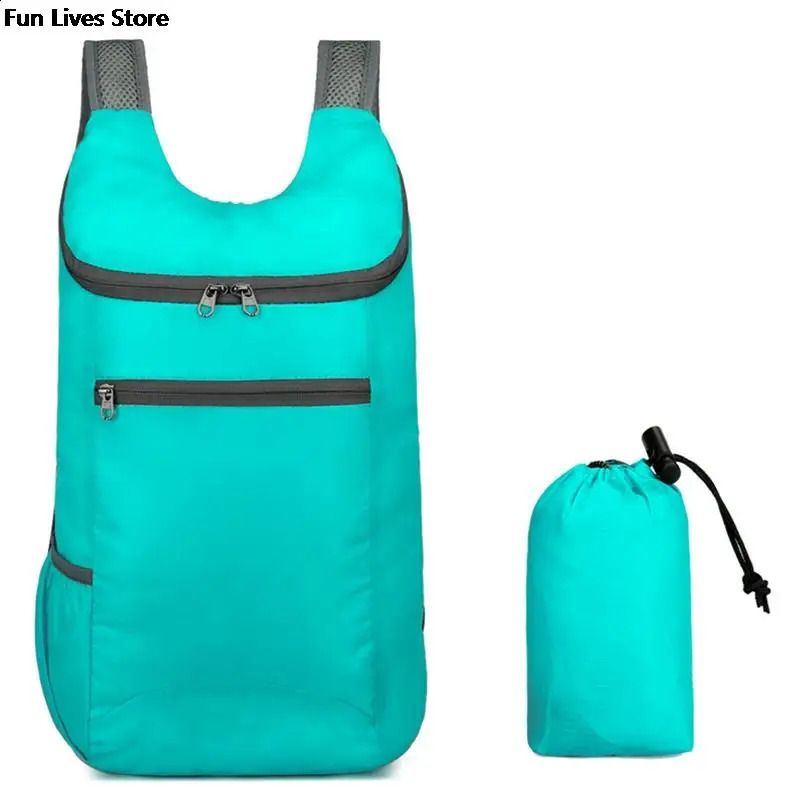 Travel Camping Hiking Daypack Lightweight Packable Backpack Waterproof Storage Pack for Outdoor Explore Double Shoulder Bags 250121
