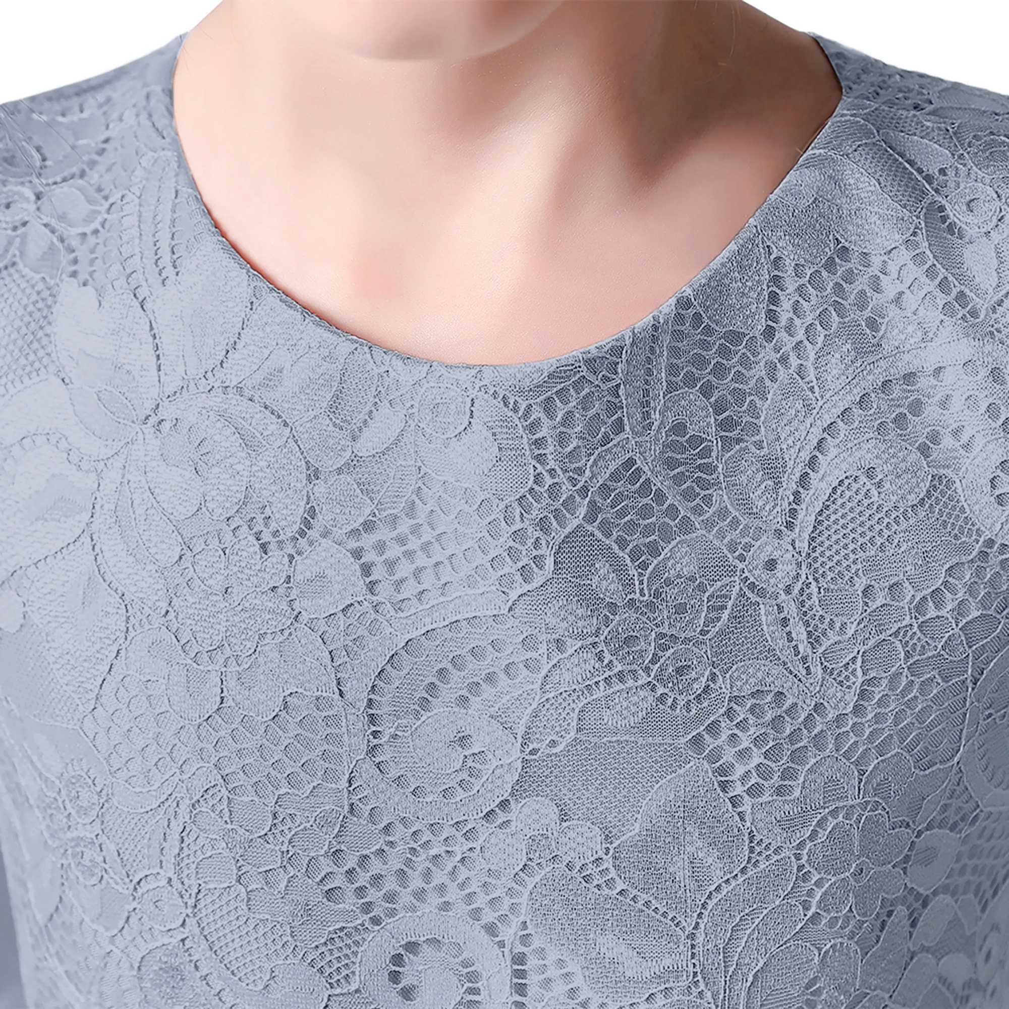 Dideyttawl Customized Grey Long Sleeves Princess Dress For Girls Lace Tulle Junior Concert Gown For Banquet Formal Party Winter X250203