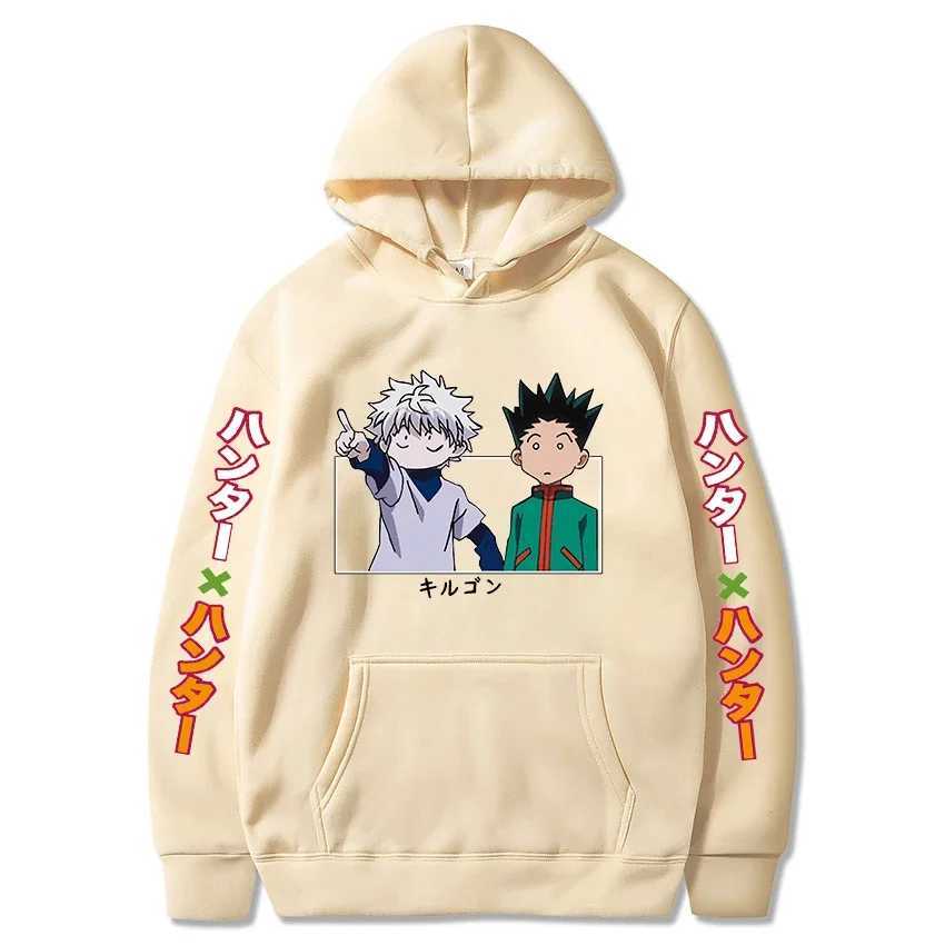 Hunter X Hunter Japan Anime Men Women Hoodies Harajuku Gon Killua Print Plus Size Sweatshirt Unisex Autumn Winter StreetwearXJ2500118