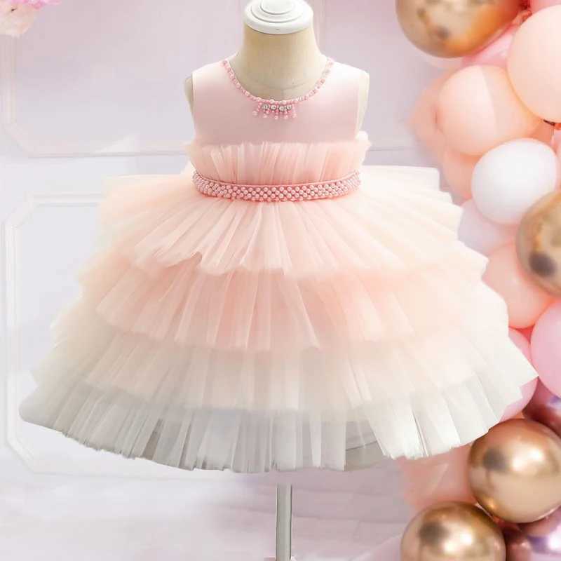 Lace Dresses Newborn Baby Girls Dress 2022 Christmas Infant Party 1st Birthday Dress For Girls Princess Baptism Dresses X250203